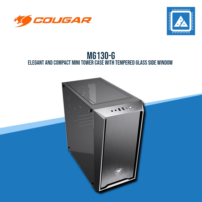 COUGAR CASE MG130 G / MINI-TOWER / TEMPERED GLASS COUGAR CASE MG130 G / MINI-TOWER / TEMPERED GLASS